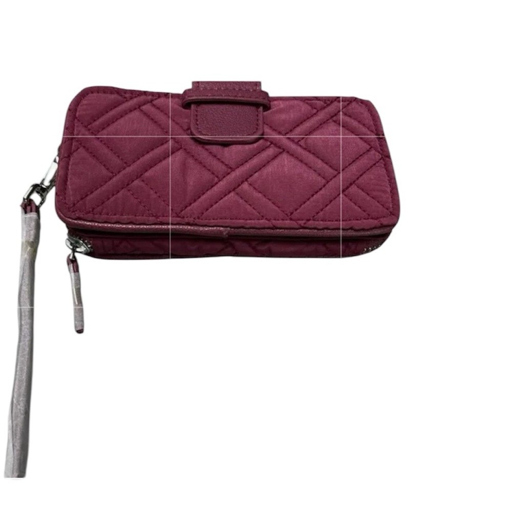 Vera Bradley wristlet in Hawthorne Rose pattern RFID  protection NWT
